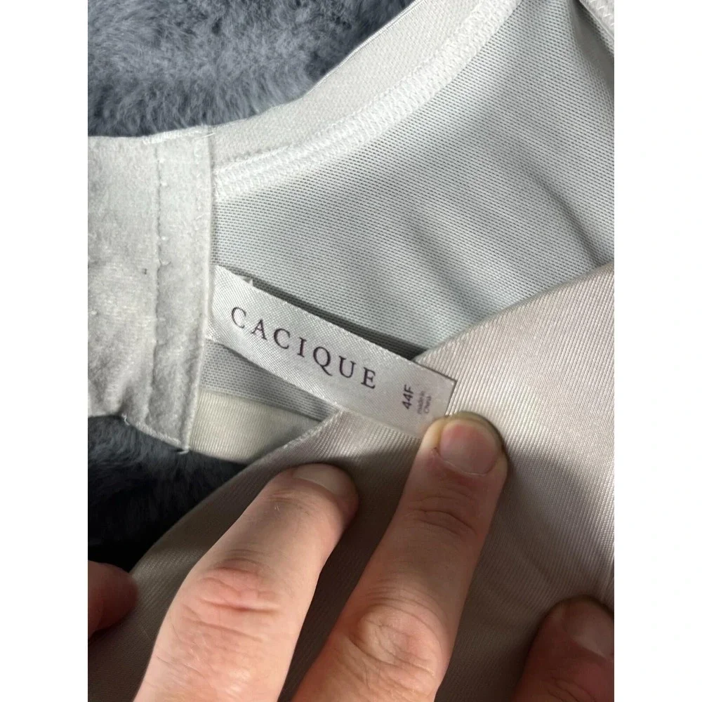 Lane Bryant Cacique Lightly Lined Full Coverage‎ Underwire Beige Bra 44F